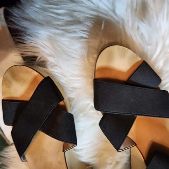 Belle by‎ Sigerson Morrison Crossover Sandals 10 - Picture 8 of 9